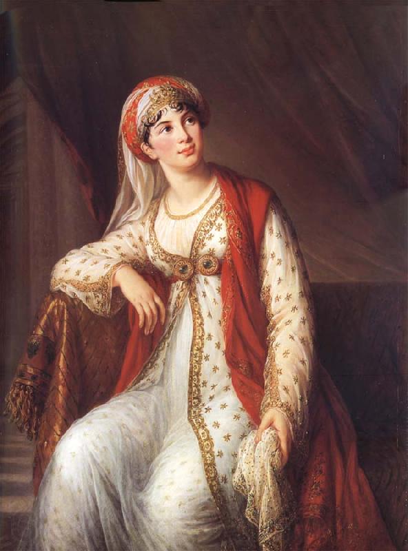 VIGEE-LEBRUN, Elisabeth Madame Grassini in the Role of Zaire France oil painting art